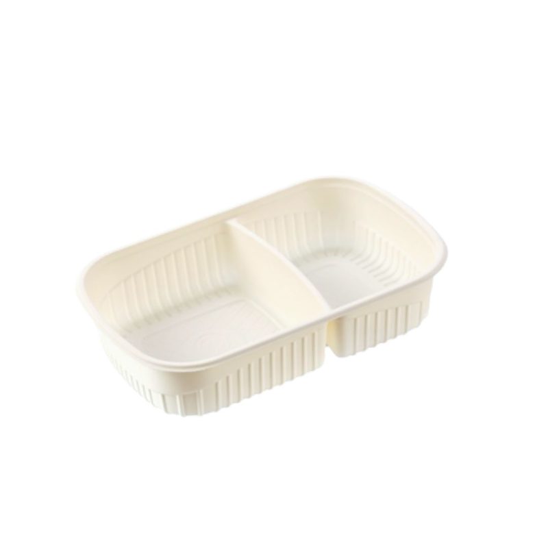 Biodegradable Bento Boxes Two Compartment Body