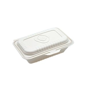 Biodegradable Flip Cover Lunch Box 1000 ML