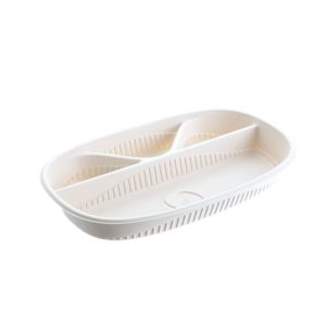 Biodegradable Four Compartment Tray