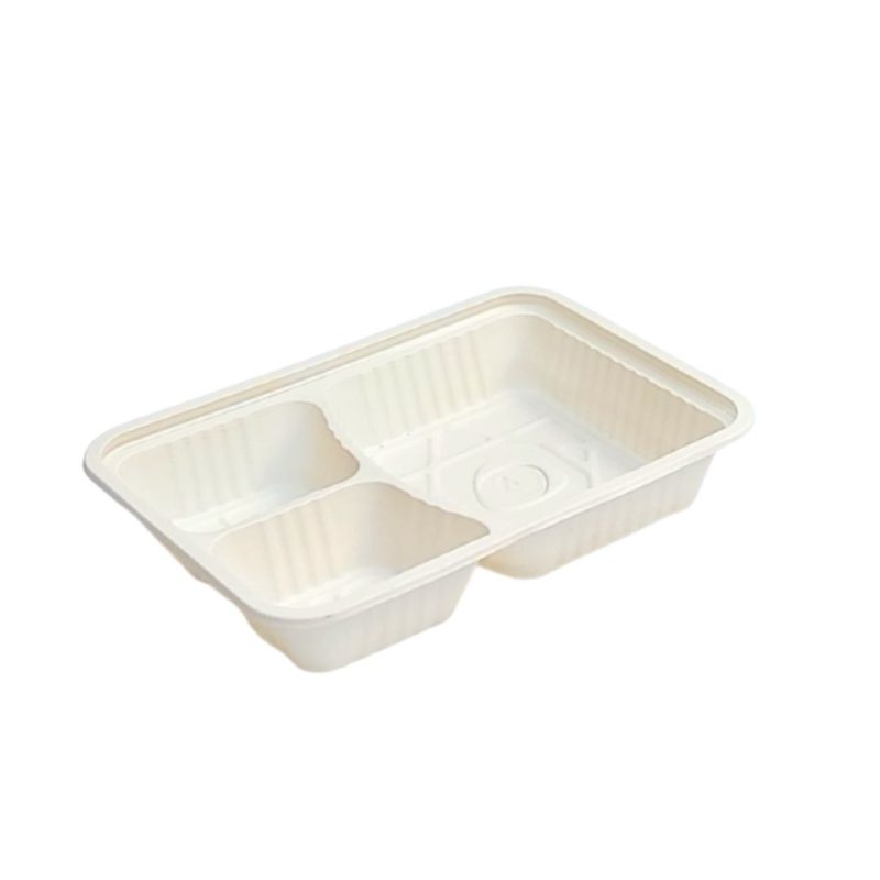 biodegradable three compartment bento box