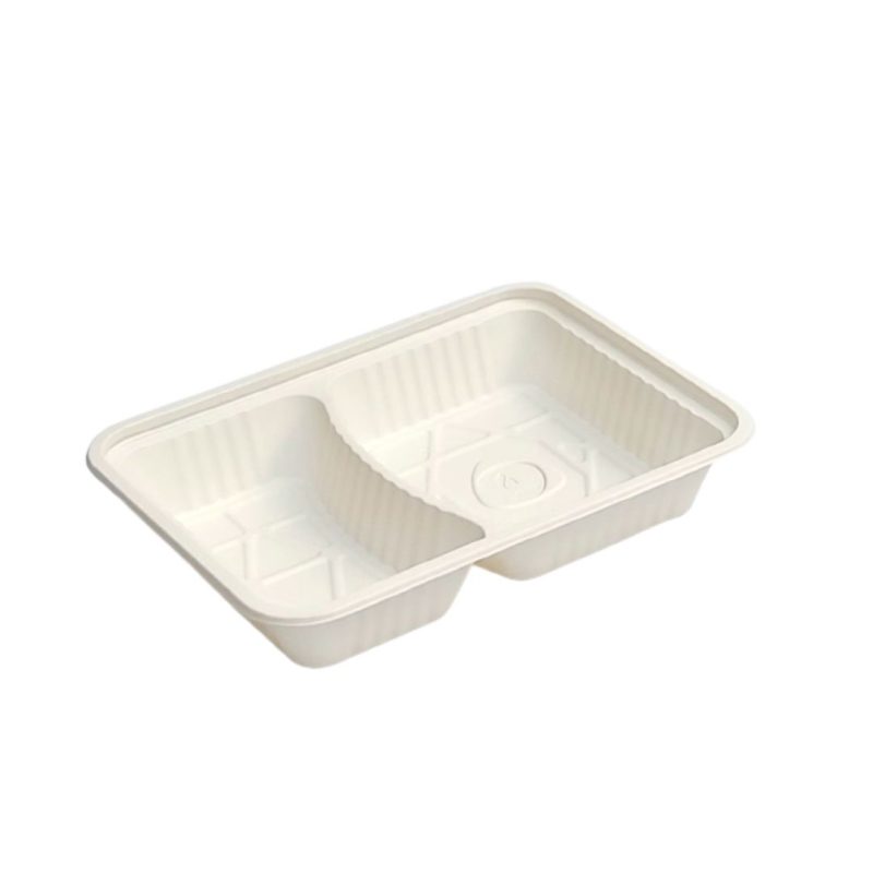 biodegradable two compartment bento box
